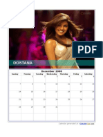 Calendar 2008 Priyanka Chopra