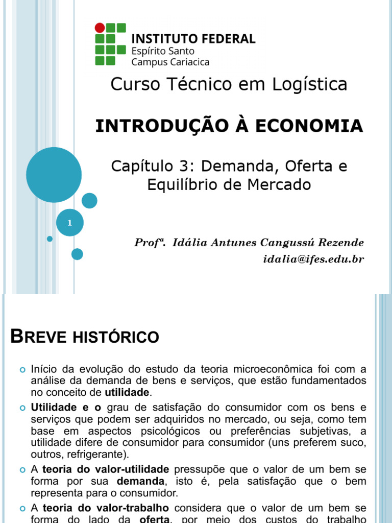 Demanda, Oferta e Equilíbrio de Mercado | PDF | Demanda | Equilíbrio ...