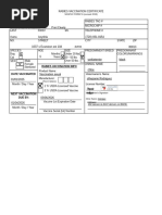 Rabies Vaccination Certificate | PDF | Veterinary Physician | Vaccines