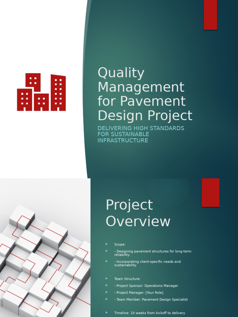 Pavement Design Quality Management Presentation | PDF | Quality ...