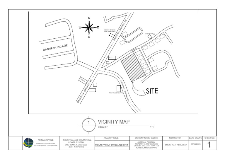Vicinity Map for Multi-Family Unit | PDF