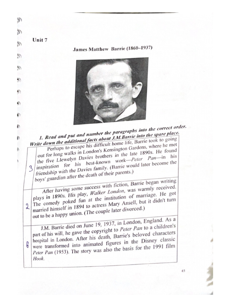 James matthew barrie 1860 1937 pdf