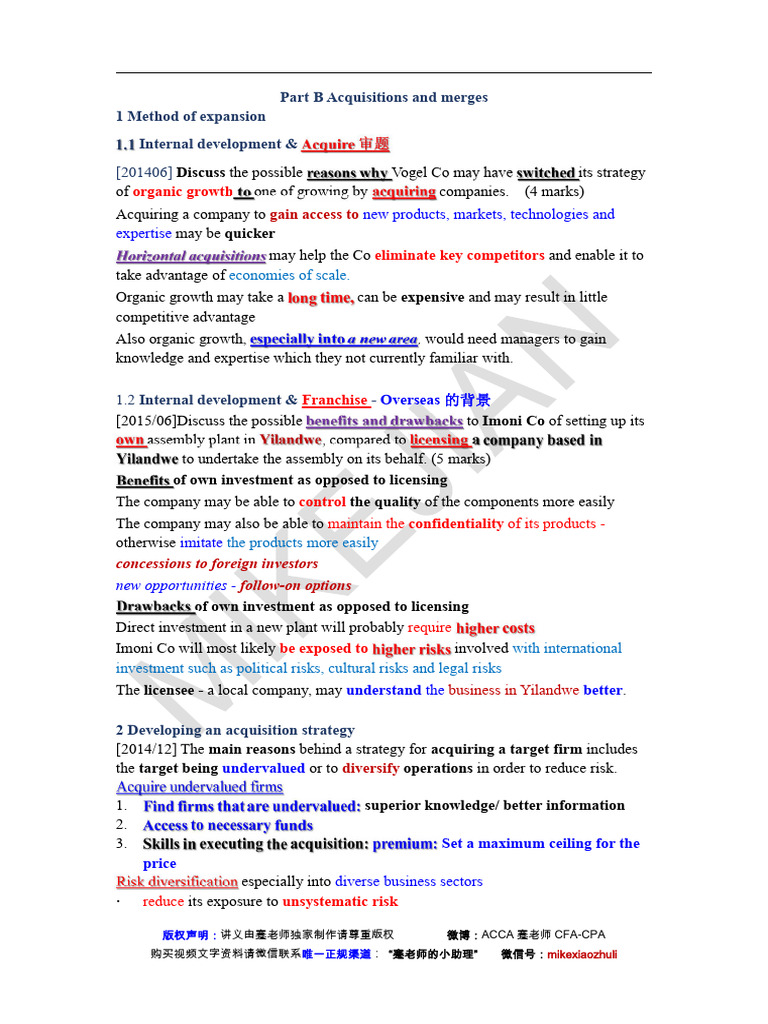 2 | PDF | Mergers And Acquisitions | Takeover