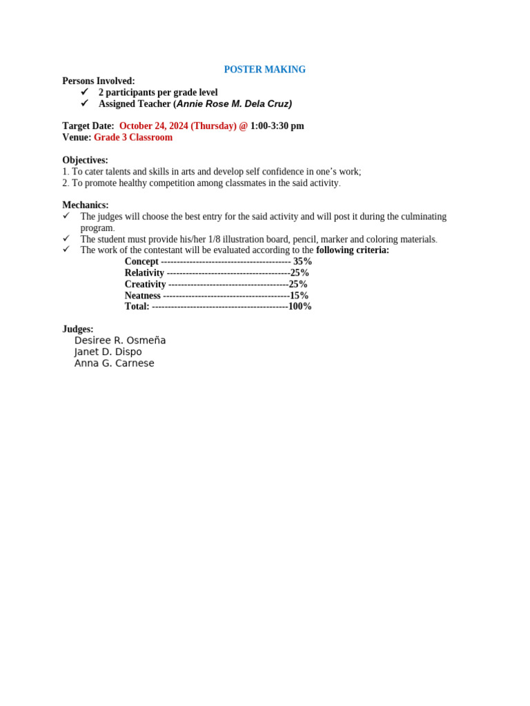 Un poster making pdf