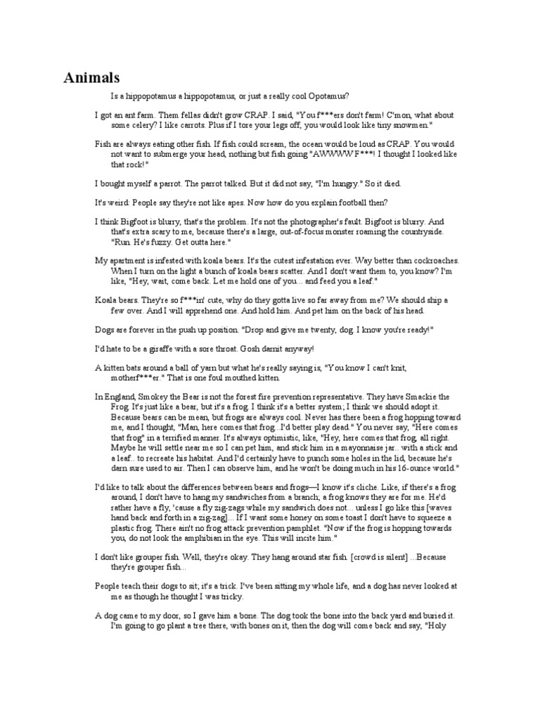 Mitch Hedberg | PDF | Jokes | Candy, image size:768x1024