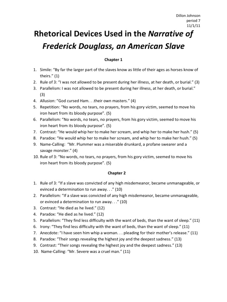 essay prompts for narrative of the life of frederick douglass