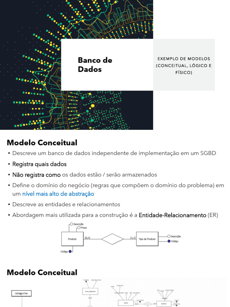 Aula 1 - Exemplo de Modelagem de Dados | PDF