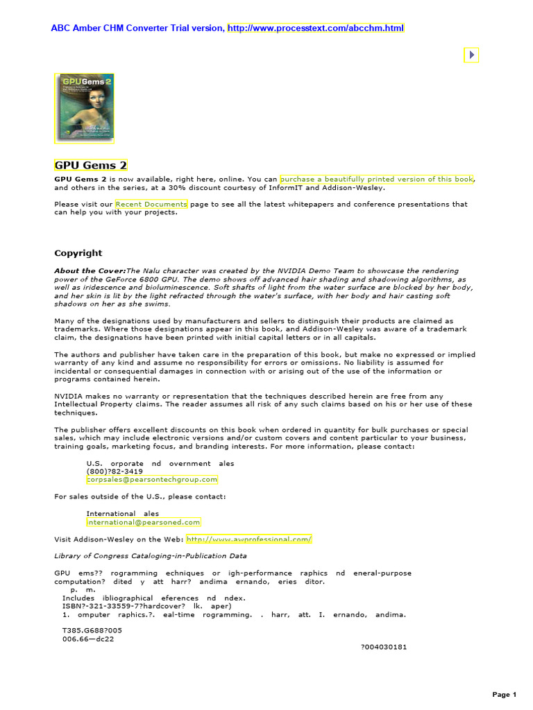 GPU Gems 2 | PDF | Graphics Processing Unit | Computer Graphics