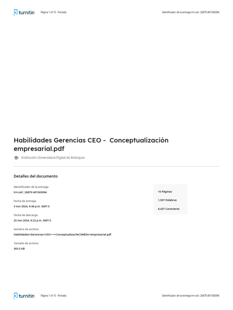 Habilidades+Gerencias+CEO+-++Conceptualizaci%C3%B3n+empresarial | PDF ...