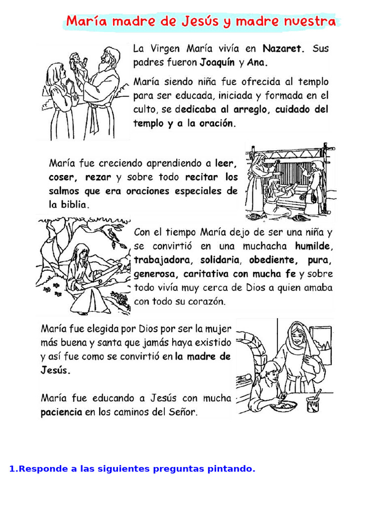 F. María, Madre de Jesús y Madre Nuestra | PDF