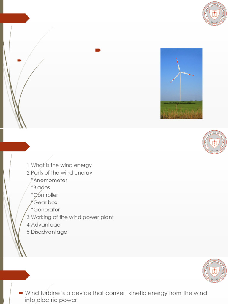 Wind Energy Conversion Overview | PDF | Wind Turbine | Turbine