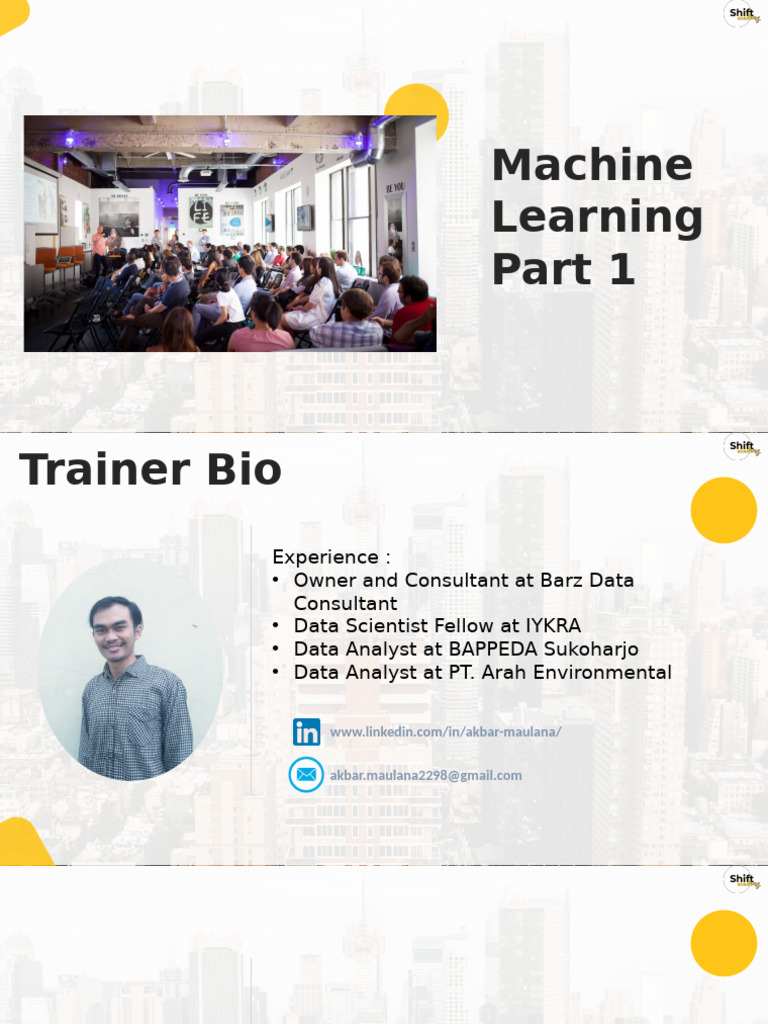 Pengenalan Machine Learning dan Regresi | PDF