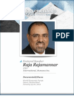 Raja Rajamannar Is Documented@Davos Transcript