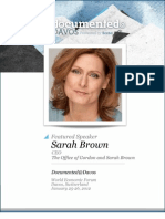 Sarah Brown is Documented@Davos Transcript 