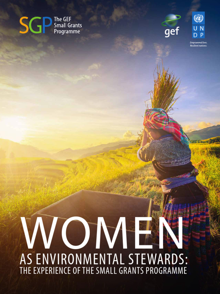 Women As Environmental Stewards - The Experience of The Small Grants ...