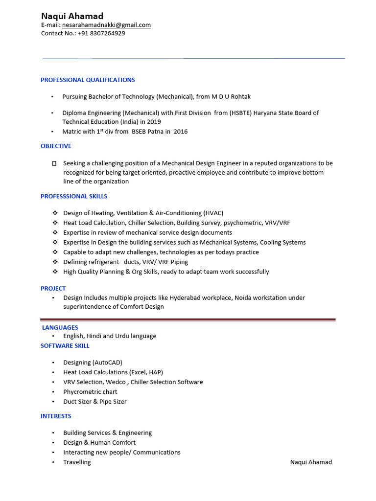 Naqui CV | PDF