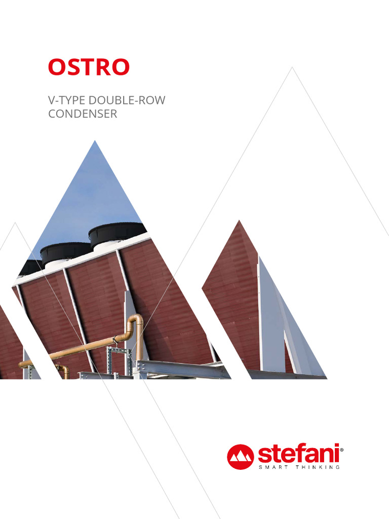 OSTRO V-Type Double-Row Condenser | PDF | Heat Exchanger | Water