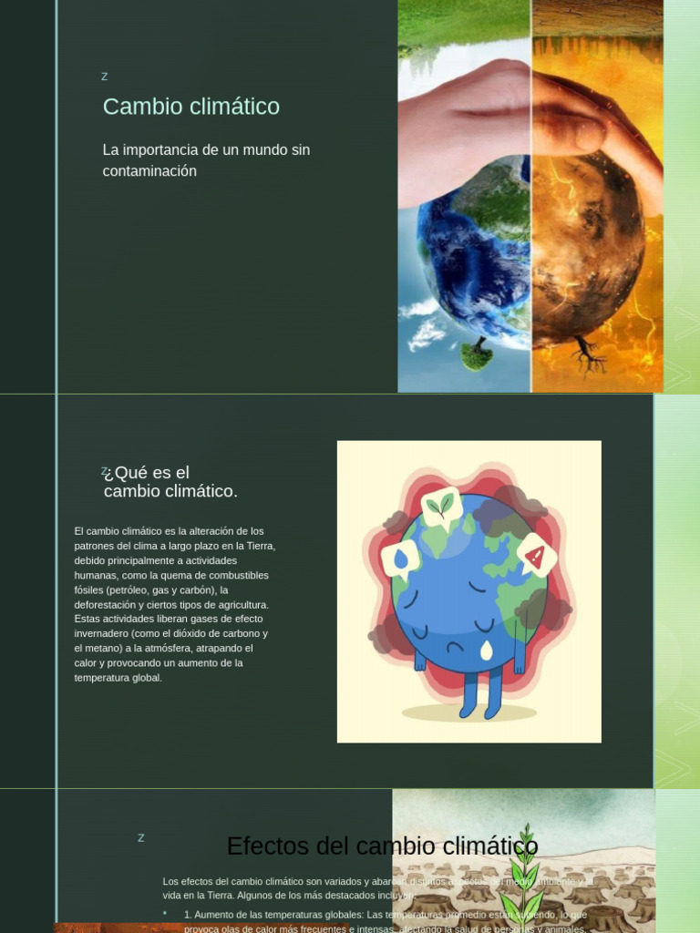 Cómo Mitigar el Cambio Climático | PDF | Cambio climático | Mar