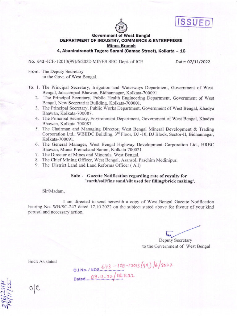 Gazette Notification Order Pdf Natural Materials