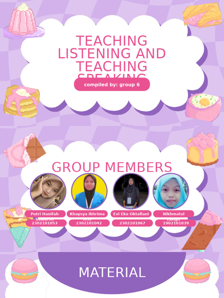 Teaching Listening and Speaking Skills | PDF | Speech | Communication