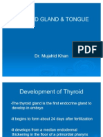 THYROID GLAND & TONGUE DEVELOPMENT