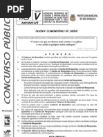 ACS - Agente Comunitário de Saúde - V