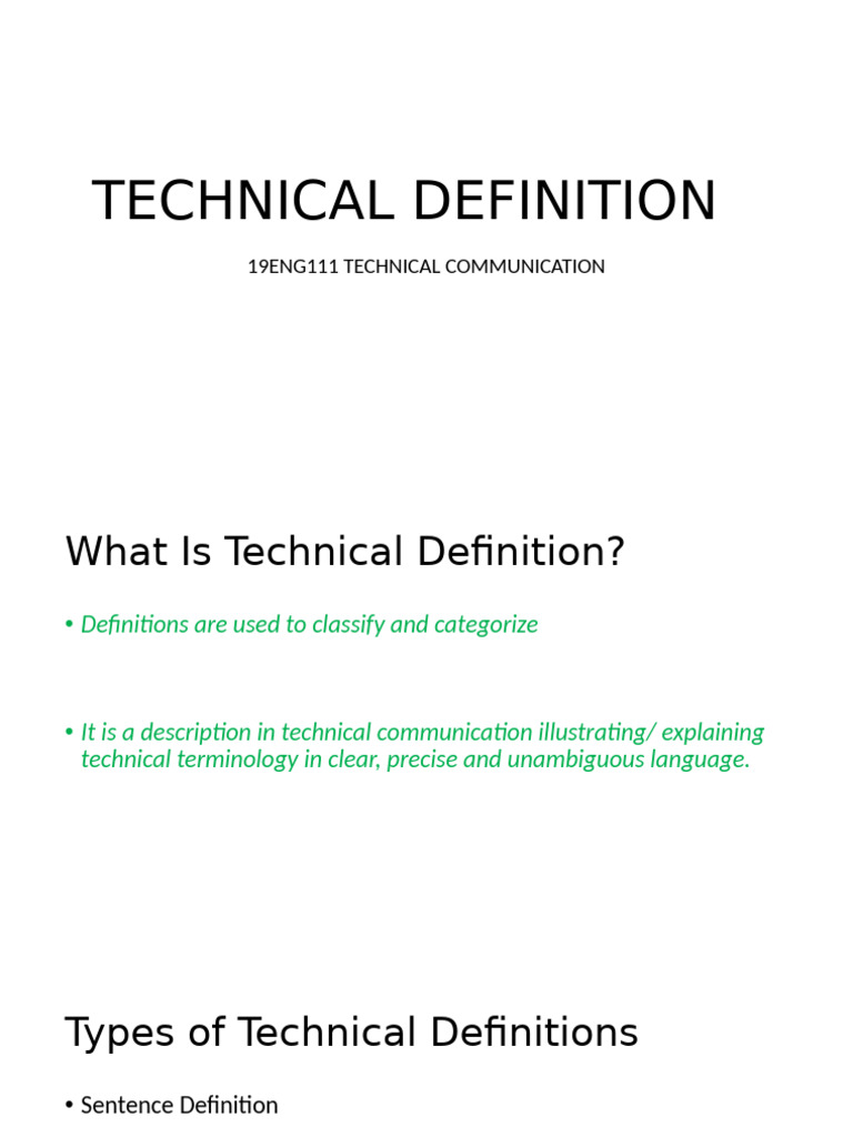 Understanding Technical Definitions | PDF | Washing Machine ...