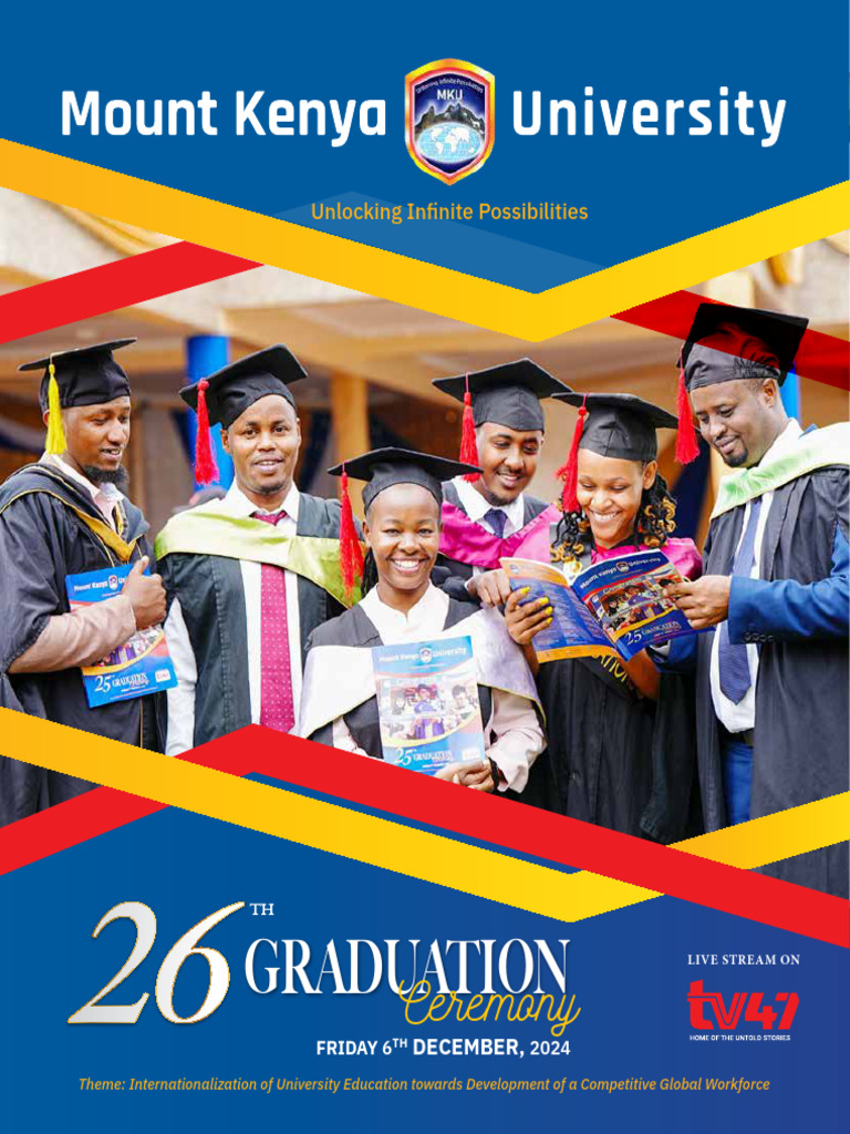 MKU 26th Graduation Ceremony 2024 | PDF | Kenya | Doctor Of Philosophy