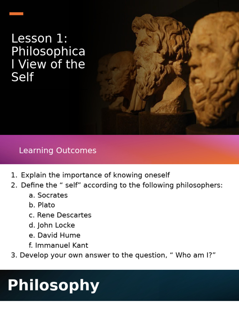 Philosophers' Views on the Self | PDF | Philosophy Of Self | Soul