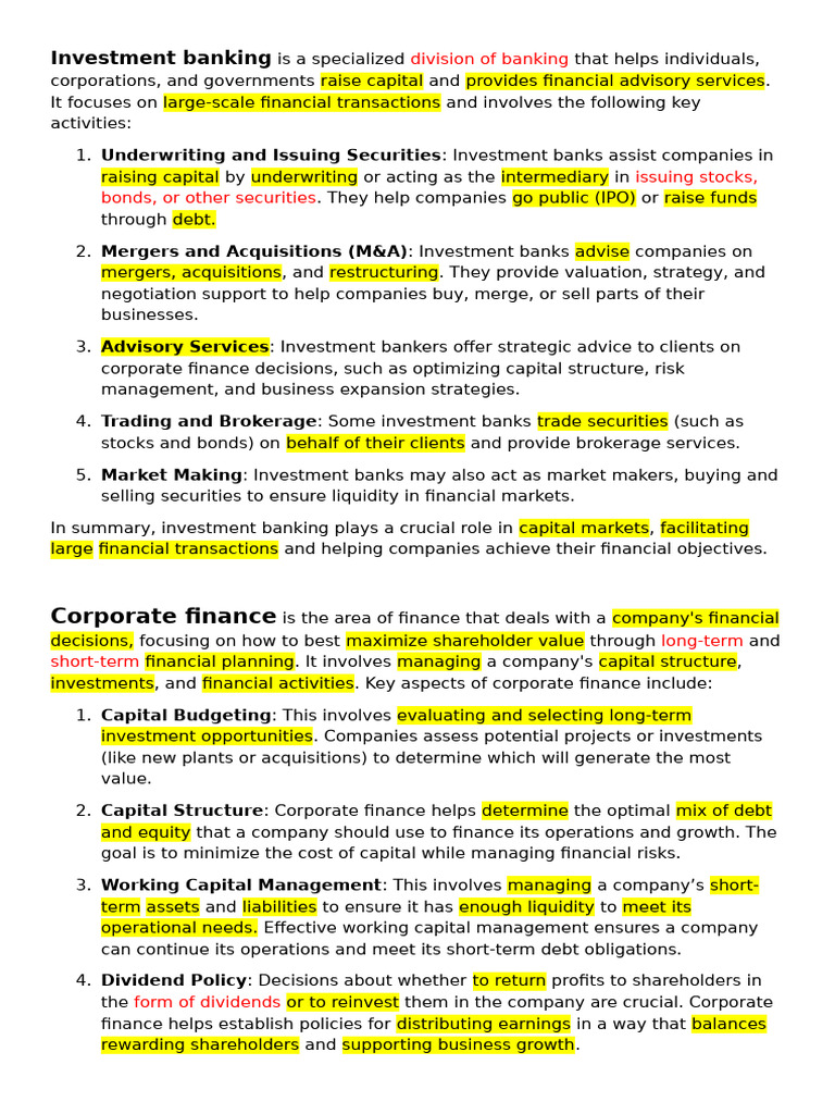 Interview finance | PDF | Valuation (Finance) | Discounted Cash Flow