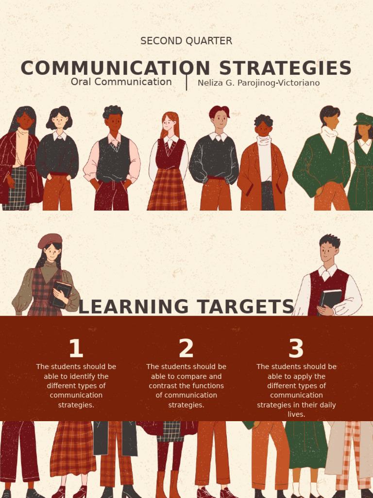 Types of Communicative Strategies | PDF | Communication | Conversation