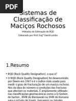 Classificação RQD em Maciços Rochosos | PDF | Comportamento | Engenharia