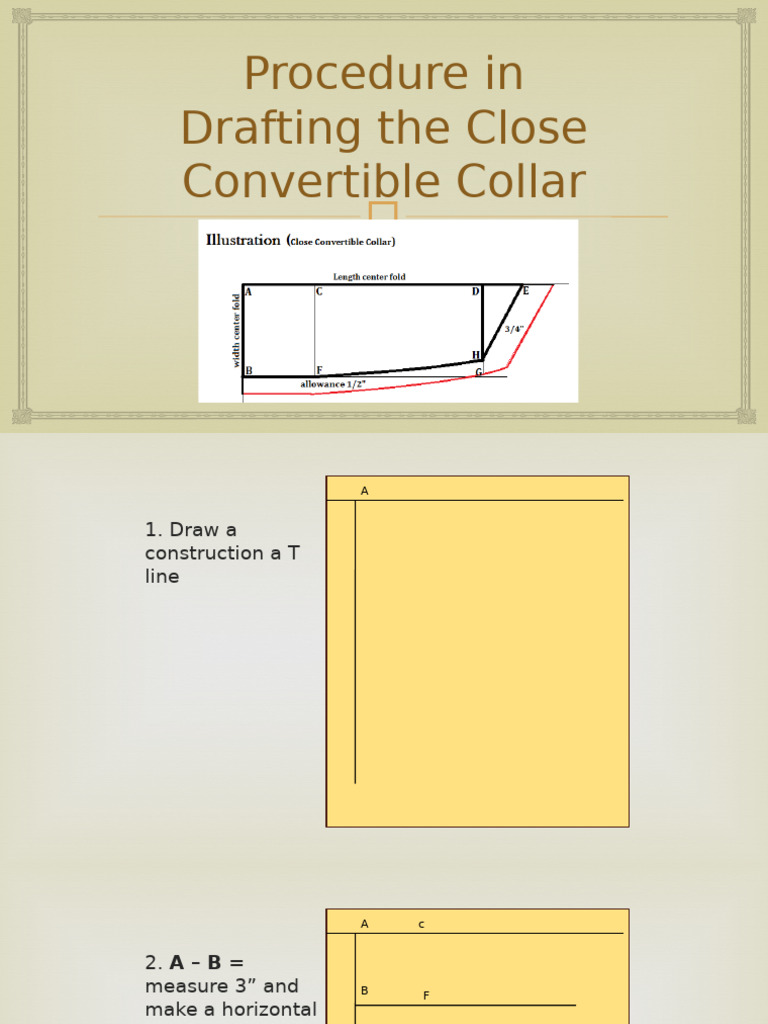Drafting a Convertible Closed Collar | PDF