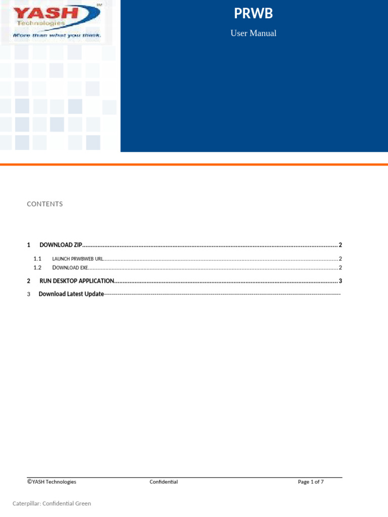 PRWB User Manual and Update Guide | PDF | Microsoft Windows | Utility ...