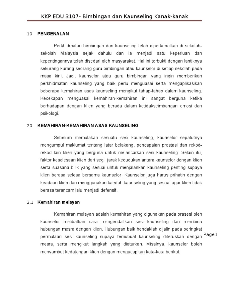 Kemahiran Melayan Dan Mendengar Pdf