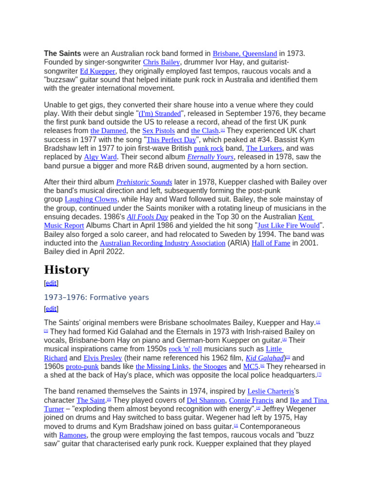 Theology The Saints Pdf Punk Rock Rock Music