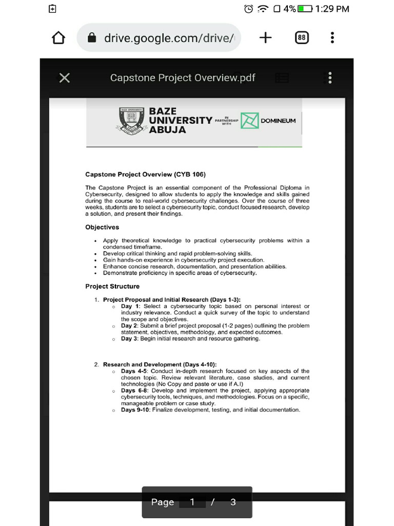 My Project Proposal | PDF