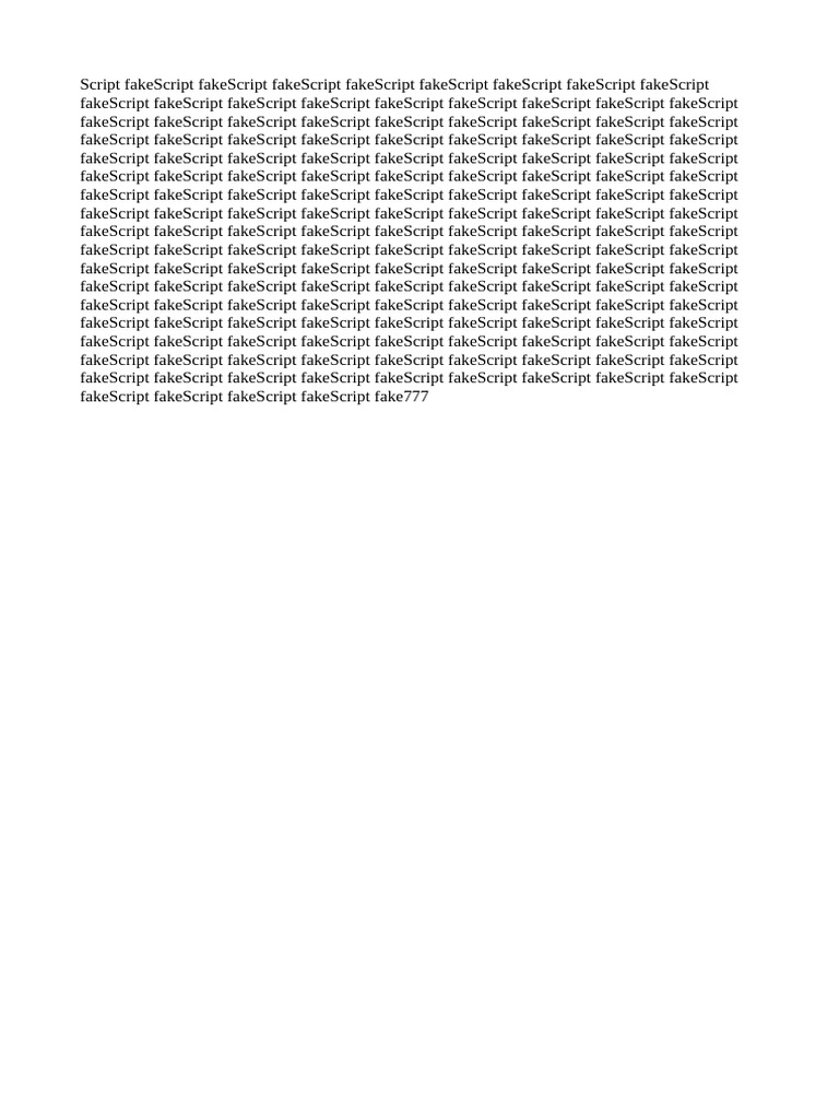 Script Fake777 | PDF
