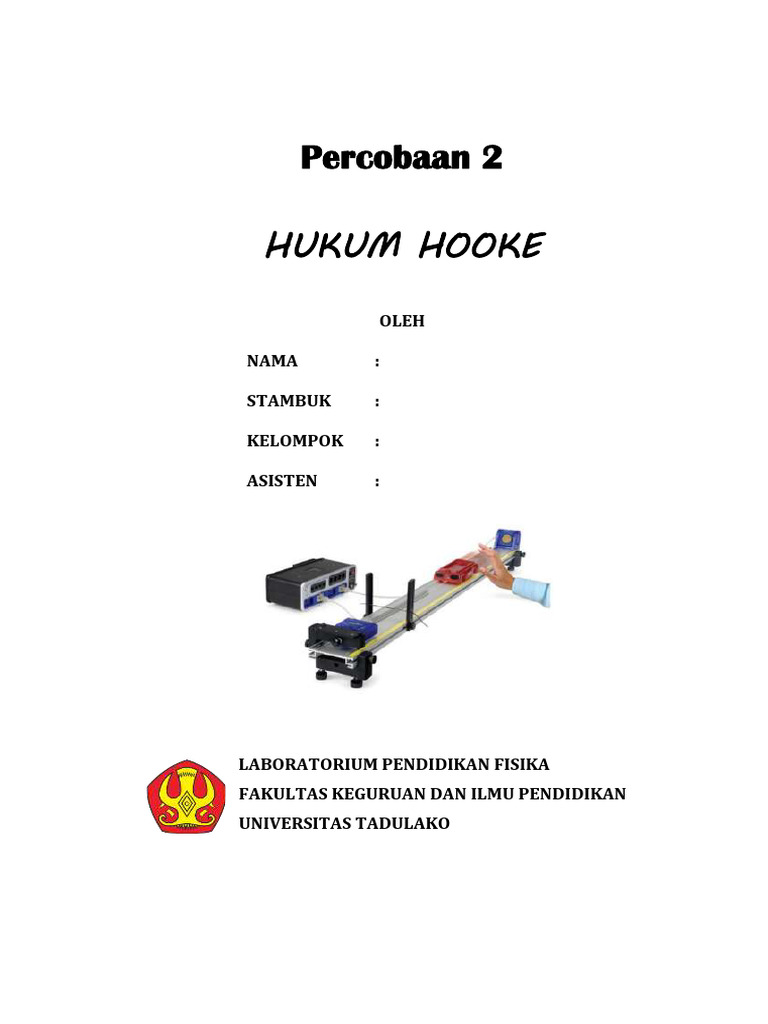 LKM Percobaan 2 Hukum Hooke | PDF