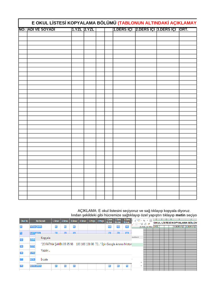 Performans Odevi Degerlendirme Detayli Pdf