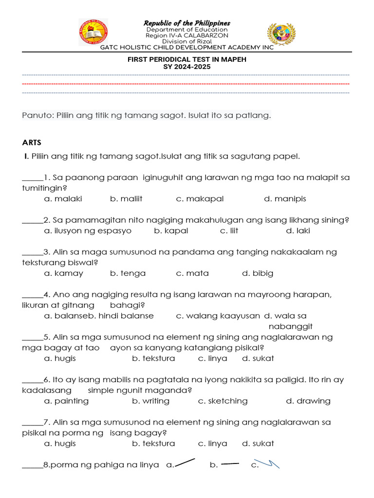 Grade 3 Mapeh Pdf