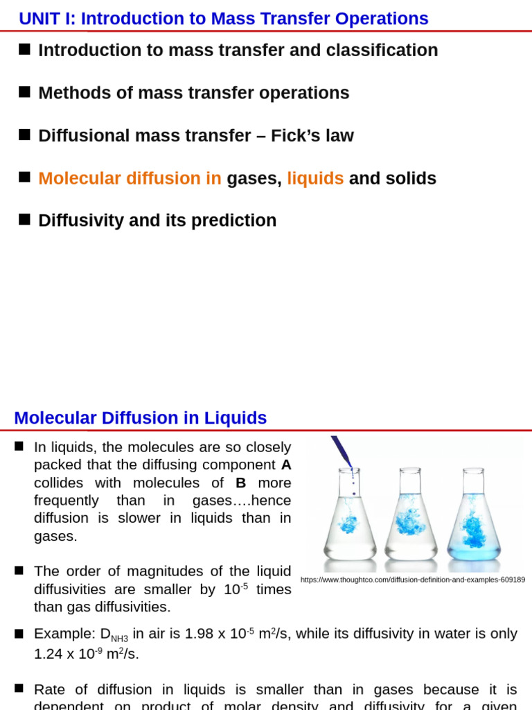 Mass Transfer Operations Overview | PDF | Diffusion | Gases