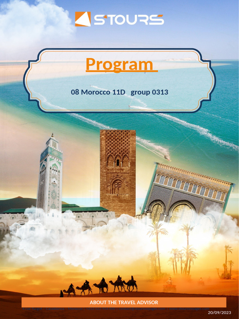 Program Details 08 Morocco 11D Group 0313 | PDF | Casablanca | Morocco