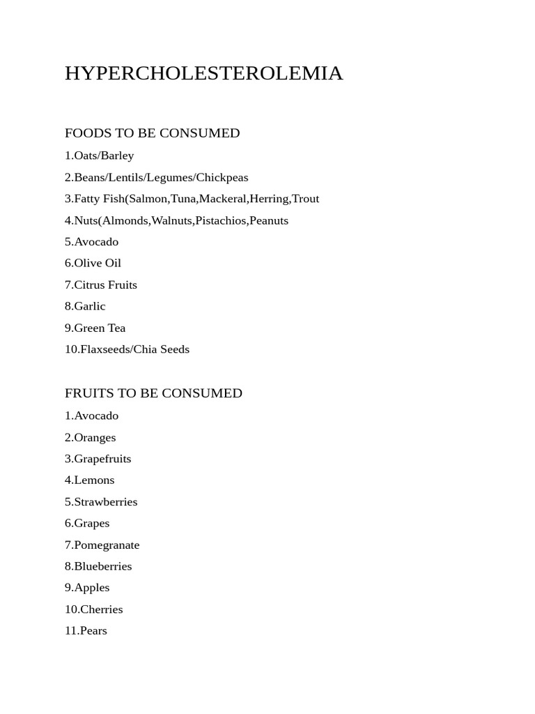 Hypercholesterolemia pdf