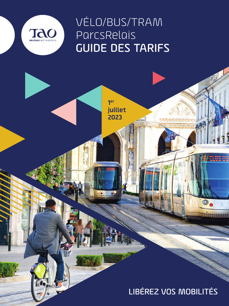 Tarifs TAO : Vélo, Bus et Tram 2023 | PDF | Écomobilité | Transport