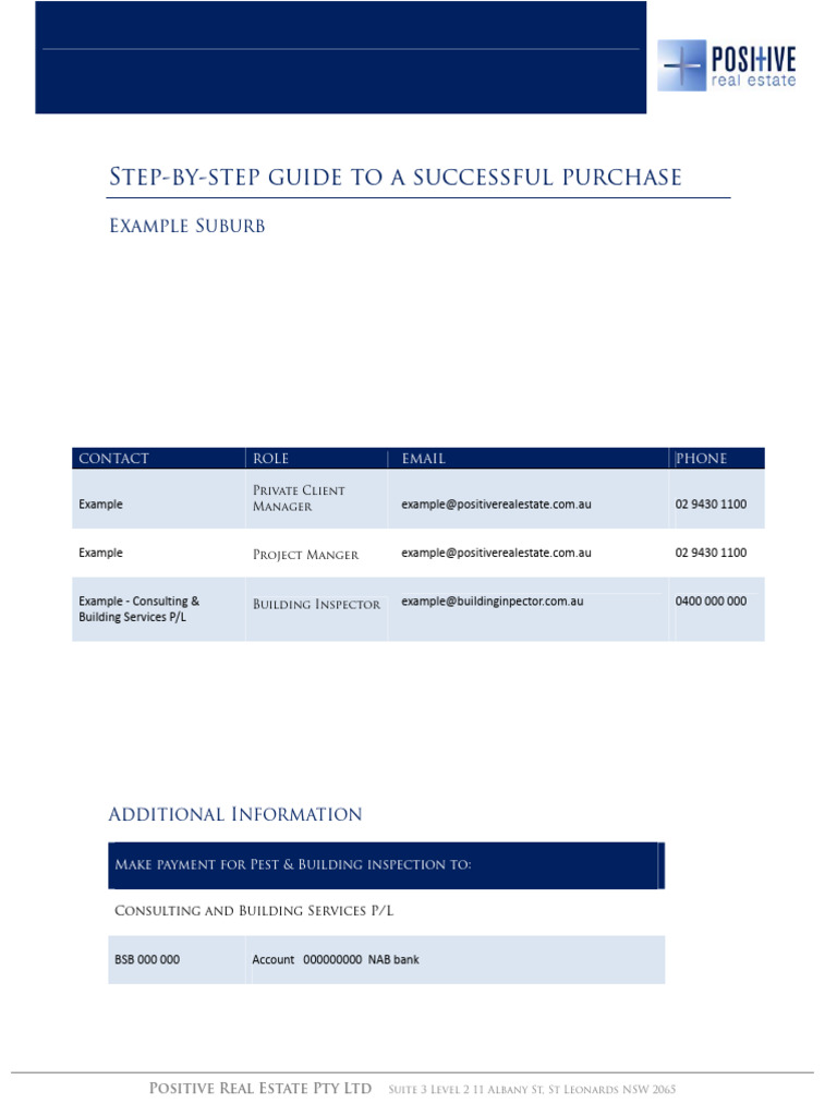 Client Action Plan | PDF | Conveyancing | Common Law