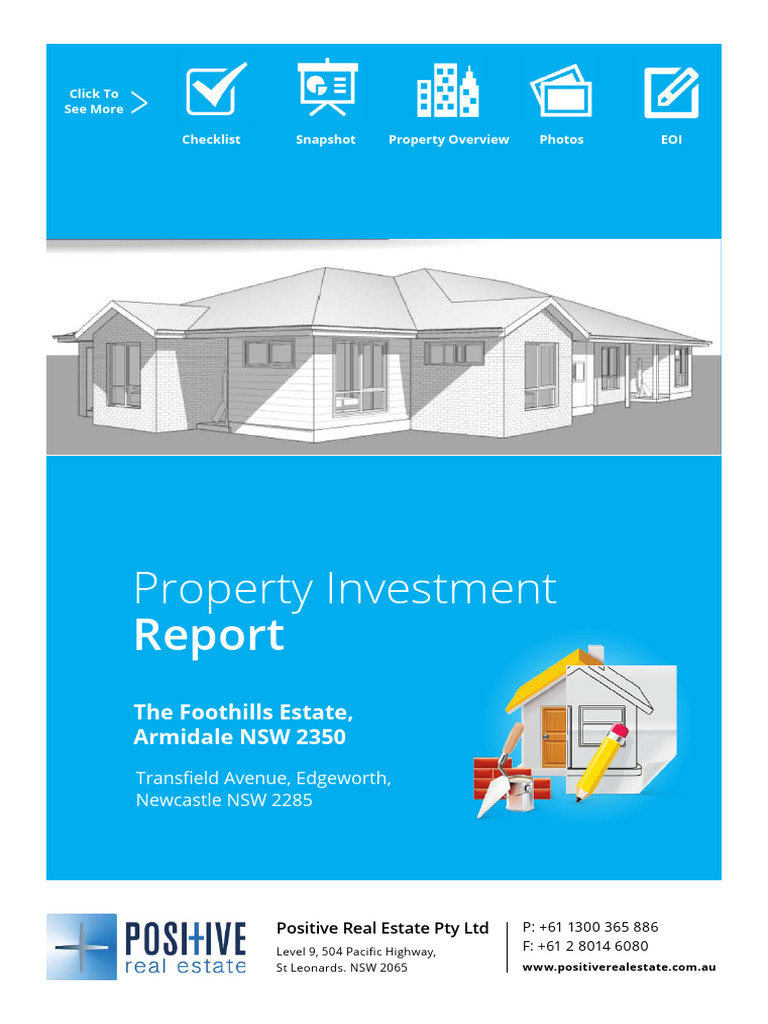 Property Investment Overview & Checklist | PDF | Expense | Renting