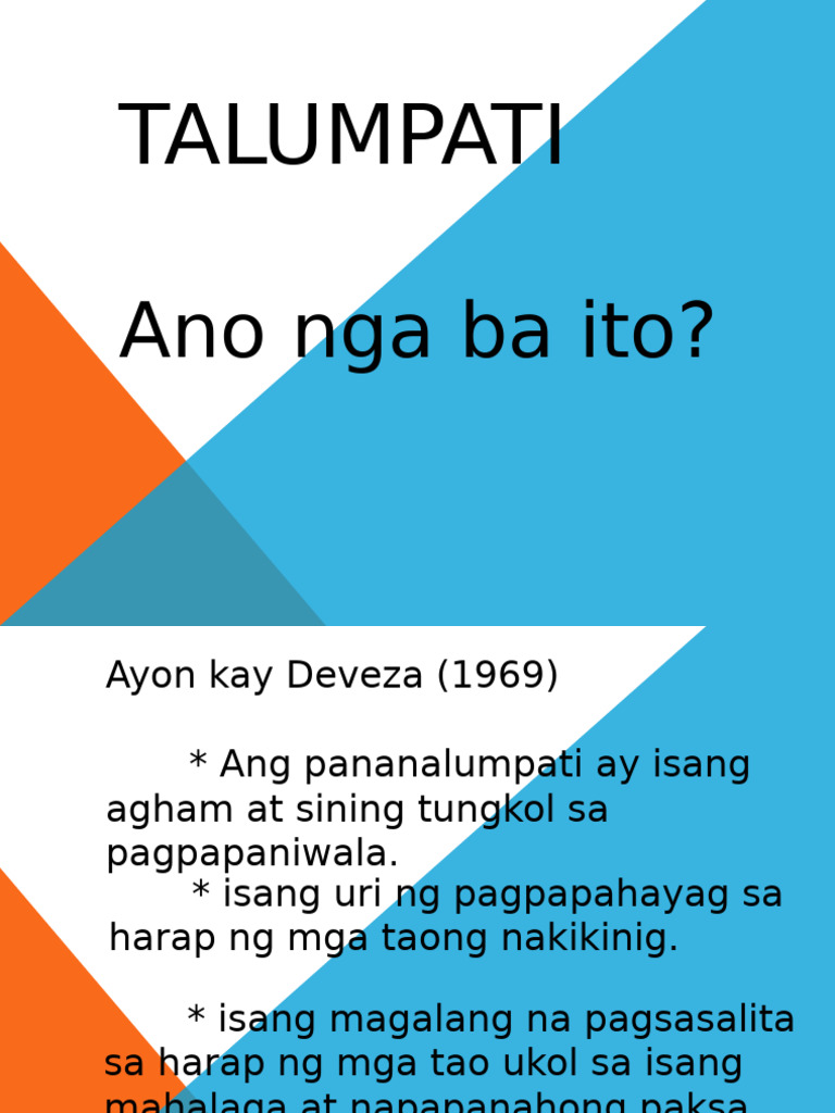 Talumpati G10 | PDF