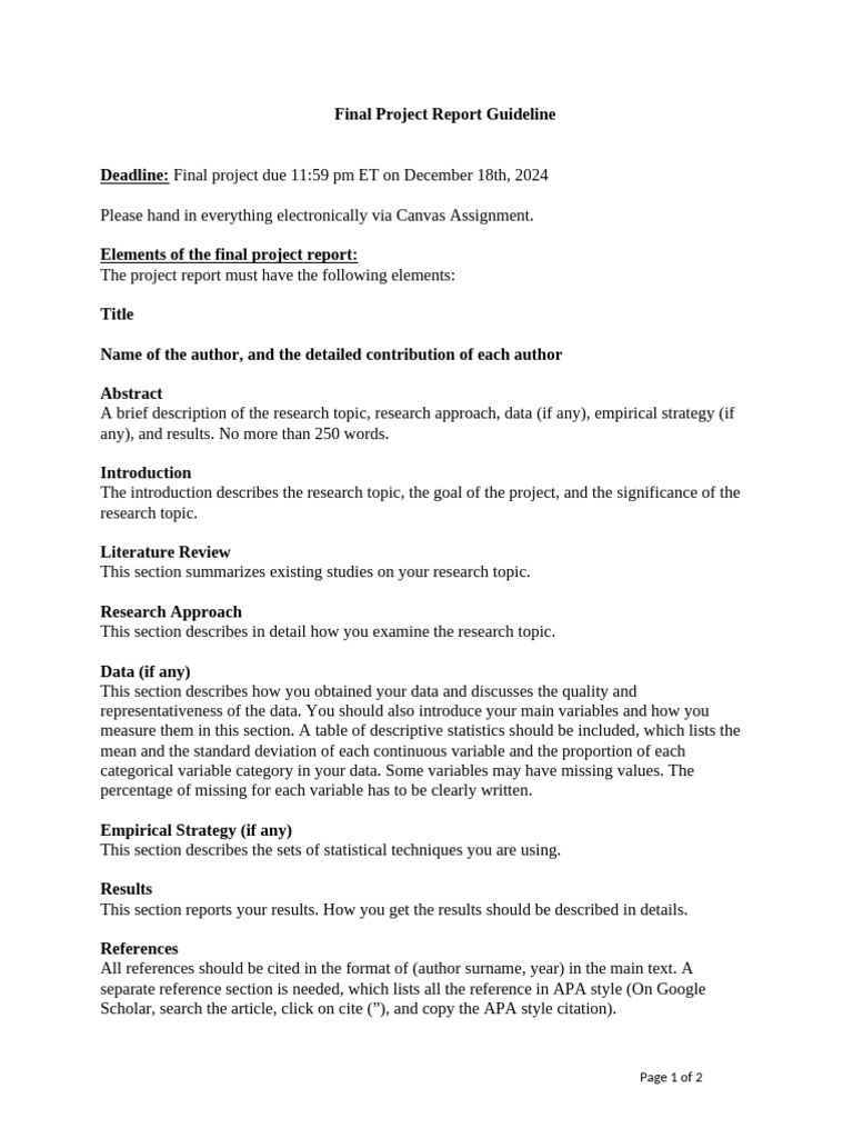 Apa Style Statistics Paper
