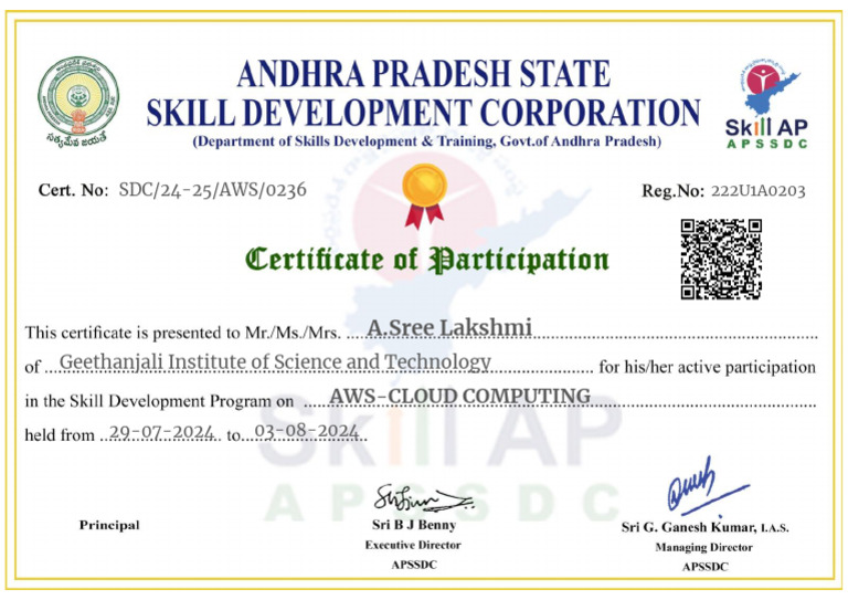 AWS Cloud Computing Course 2024 | PDF